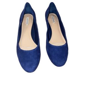 Alex Marie Blue Suede Bevier Flats